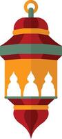 Ramadhan Kareem Lantern Decoration. Isolated Icon in Flat Design vector