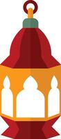 Ramadhan Kareem Lantern Decoration. Isolated Icon in Flat Design vector