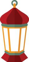 Ramadhan Kareem Lantern Decoration. Isolated Icon in Flat Design vector