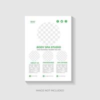 Flyer Design Template vector