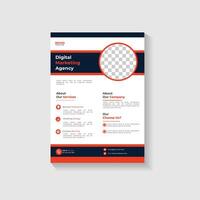 Flyer Design Template vector