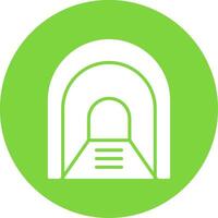 Aisle Multi Color Circle Icon vector