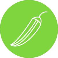 Okra Multi Color Circle Icon vector