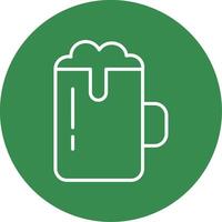 Beer Multi Color Circle Icon vector