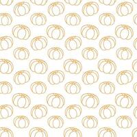 Outline drawing pumpkin Seamless pattern Thanksgiving greetings design concept Background Wallpaper Isolate EPS Idea for wrapping or packing, backdrop, posters, banners, brochures or web, price vector