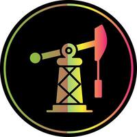 Fossil Fuels Glyph Due Color Icon Design vector