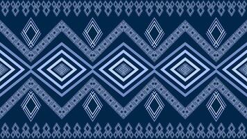 blue seamless fabric pattern geometric pattern vector