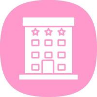 Autograph Collection Glyph Curve Icon Design vector
