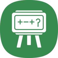 Theory Glyph Curve Icon Design vector
