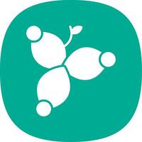 Gooseberies Glyph Curve Icon Design vector