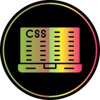 Data Encryption Glyph Due Color Icon Design vector