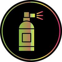 Spray Can Glyph Due Color Icon Design vector