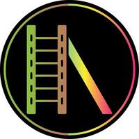 Ladder Glyph Due Color Icon Design vector