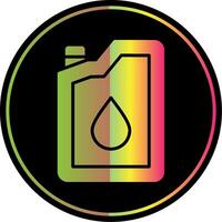 Oil Change Glyph Due Color Icon Design vector