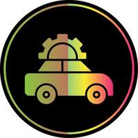 Car Repair Glyph Due Color Icon Design vector