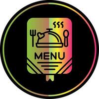 Menu Glyph Due Color Icon Design vector