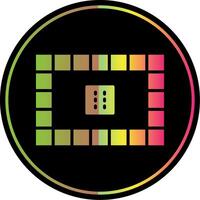 Board Games Glyph Due Color Icon Design vector
