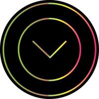 Chevron Line Gradient Due Color Icon Design vector