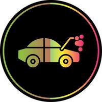 Car Breakdown Glyph Due Color Icon Design vector