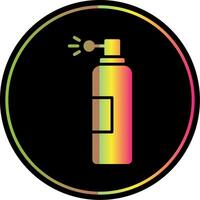 Spray Glyph Due Color Icon Design vector