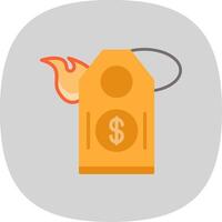 Hot Price Flat Curve Icon Design vector