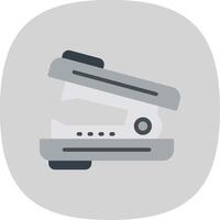Stapler Remover Flat Curve Icon Design vector
