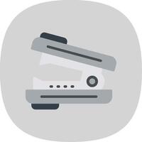 Stapler Remover Flat Curve Icon Design vector