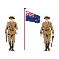 anzac día en Australia vector