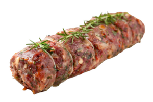 chevronné Viande avec Frais herbes png