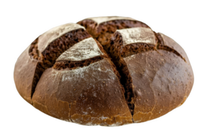 un' pagnotta di pane con un' mordere prese su png