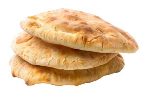 três empilhado pão fatias png