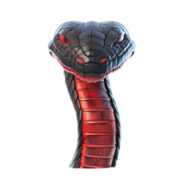 3D Cartoon Cobra Snake Logo Illustration No Background png
