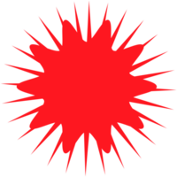 . Red beams firework. Best for sale sticker, price tag, quality mark. png