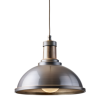 modern high ceiling hanging lamp front elevation. png