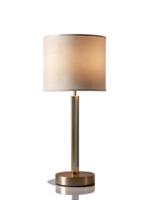 , minimalist style table lamp isolated on transparent background png