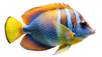 tropical fish isolated on transparent background. png