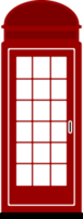 Public Telephone Box Illustration Perfect to Complete Your Design png