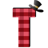 tartán tela alfabeto clipart png