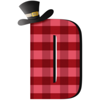 plaid tessuto alfabeto clipart png