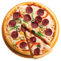 sabroso salchichón Pizza png