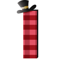 xadrez tecido alfabeto cliparts png