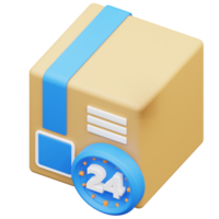 3d illustration hour delivery png