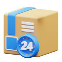 3d illustration hour delivery png