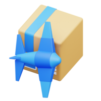 3d illustration leverans förbi luft png