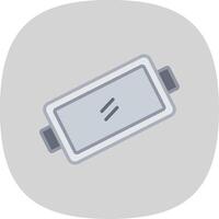 Baking Tray Flat Curve Icon Design vector