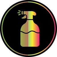Spray Glyph Due Color Icon Design vector