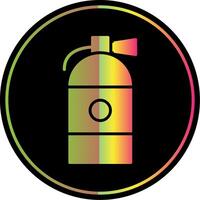 Fire Extinguisher Glyph Due Color Icon Design vector