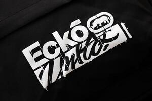 KYIV, UKRAINE - 4 MAY, 2023 Ecko Unltd company logo on new brand clothes photo