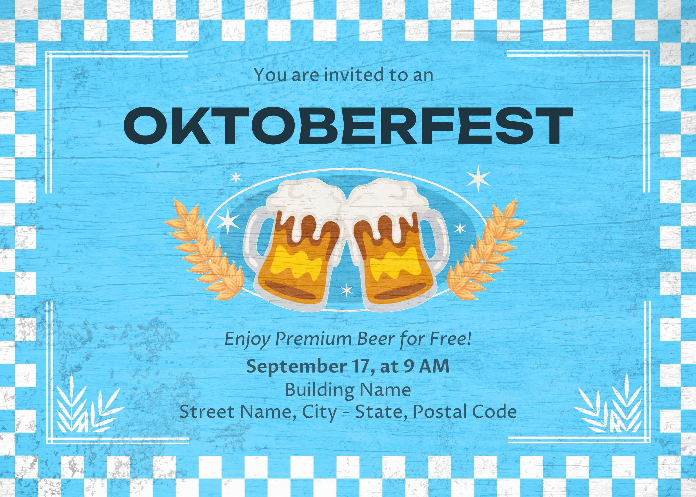 Oktoberfest Invitation