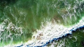 Stunning Sea Waves Top View video